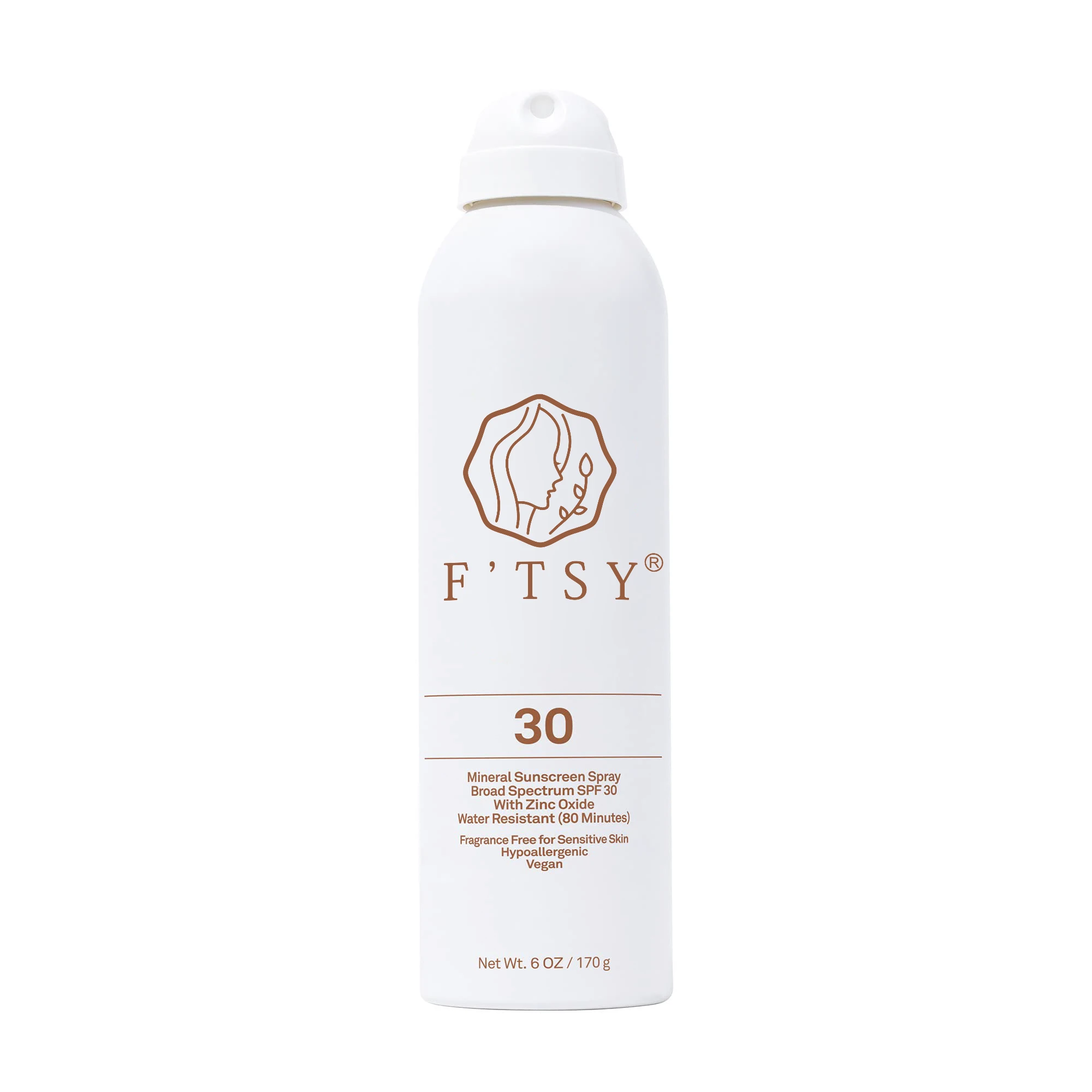 OEM Mineral SPF 30 Sunscreen Spray Broad Spectrum Natural Sunscreen with UVA/UVB Protection