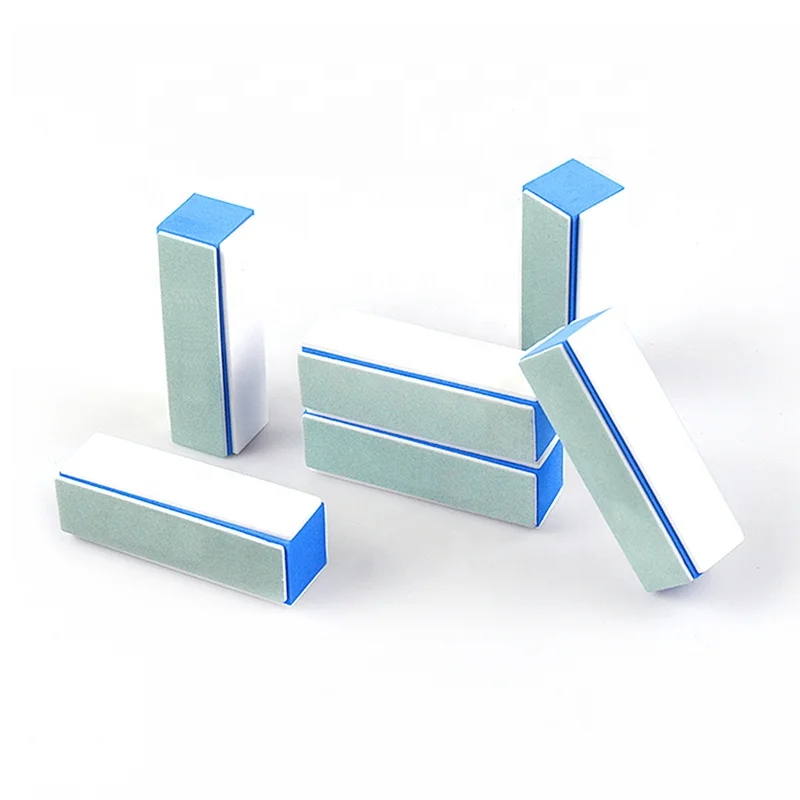 9x3 см высокоэластичная губка, 4 стороны, хорошее качество, блестящий буферный блок для ногтей, полировальный блок