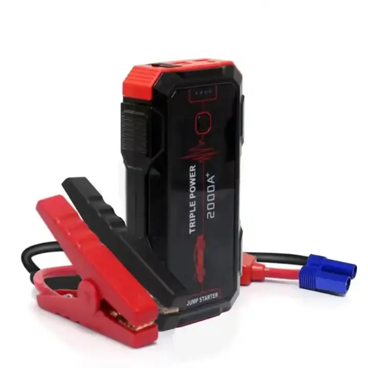 20000MAH Charger Boost Car Battery Jump Start Car Jump Starter With Air Compression Pump Portable Outdoor