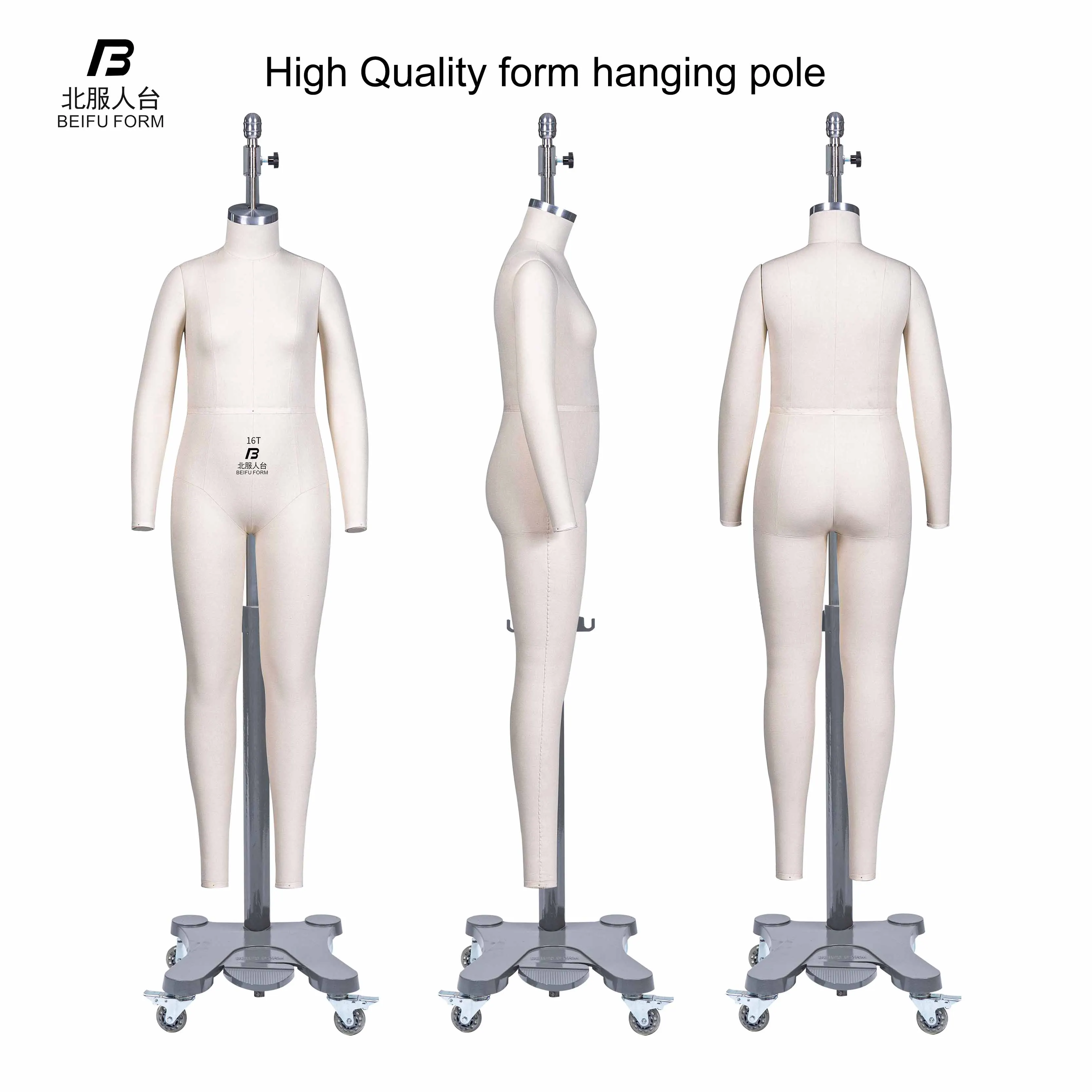 Beifuform USA girls mannequin size 16T dress form full body for sewing manikin designer female dummy designed for teenagers