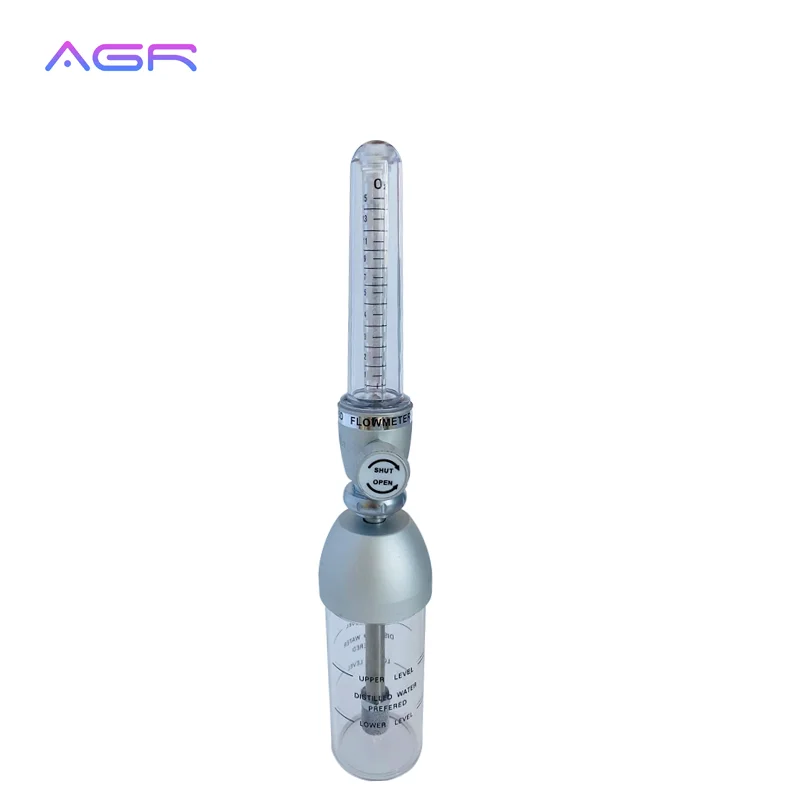 OEM Custom Logo Oxygen Flow Meter 0-15LPM Chemetron/DIN/Ohmeda Plug Medical flowmeter oxygen
