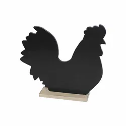 Недорогой деревянный дощатый фермерский дом с животным петухом поросенок Форма крупного рогатого скота стоя с основанием