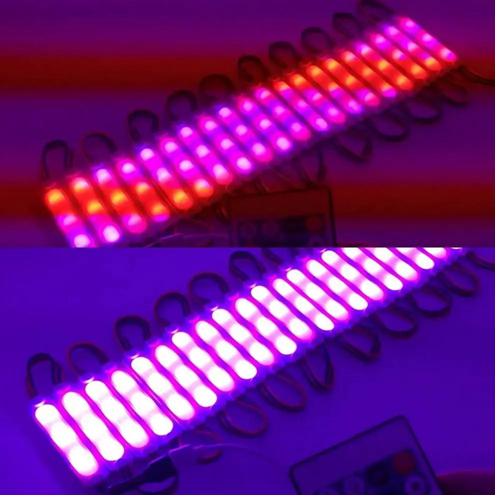 SMD 5050 DC12V 7630 RGB LED Module RGB Injection LED Modules IP65 Waterproof For LED Sign Back Light