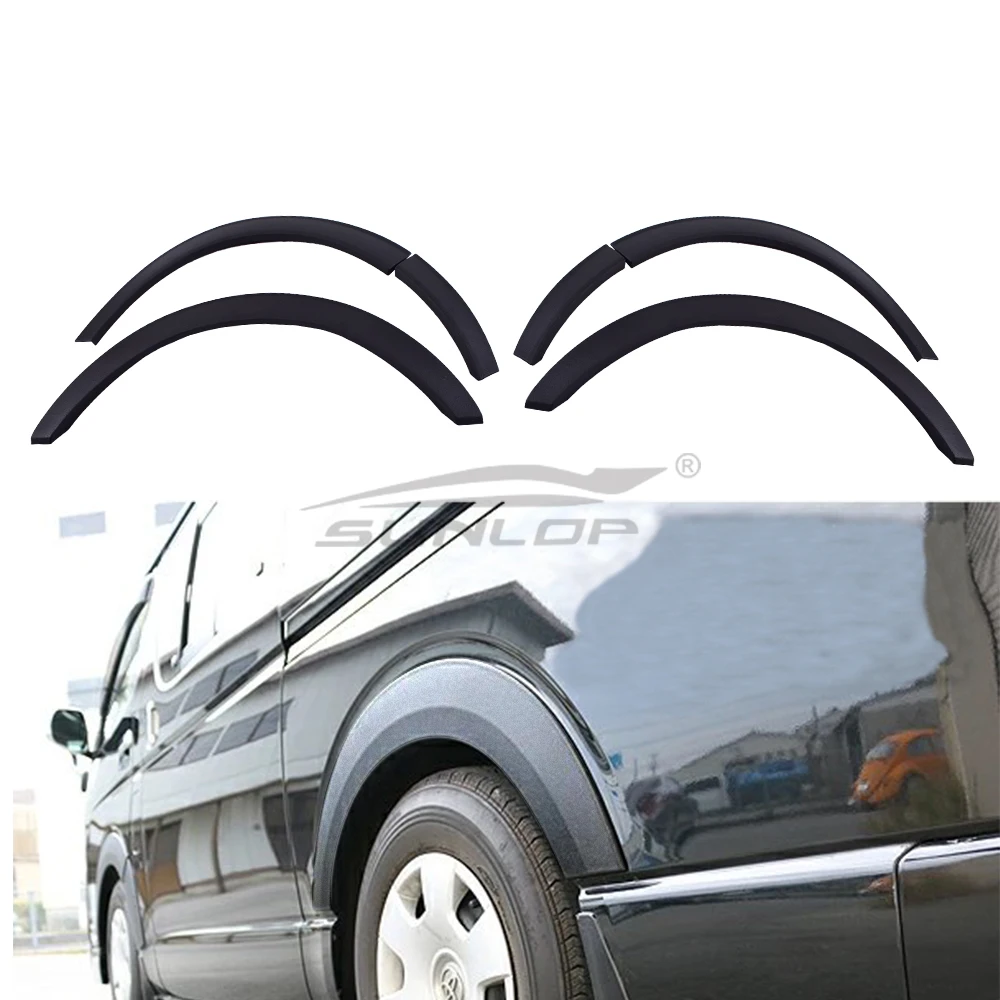 For hiace KDH Fender Flares rubble color #1248 Sunlop auto part for hiace fender flares