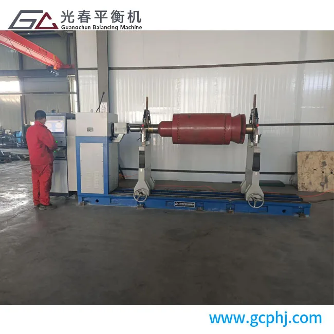 Industrial Rubber Roller Dynamic Balancing Correction Machine for Sale