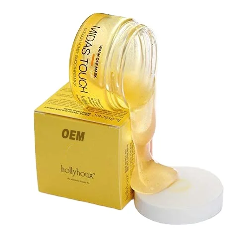 Top best skin care private Label golden honey smoothing moisturizing firming face mask for skin
