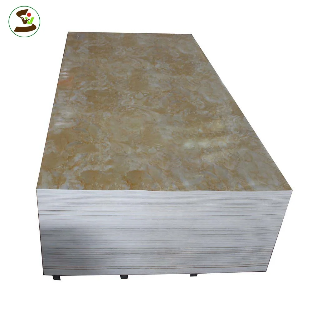 interior decorations plastic sheets pvc marble wall panelling for kitchen cabinet designs