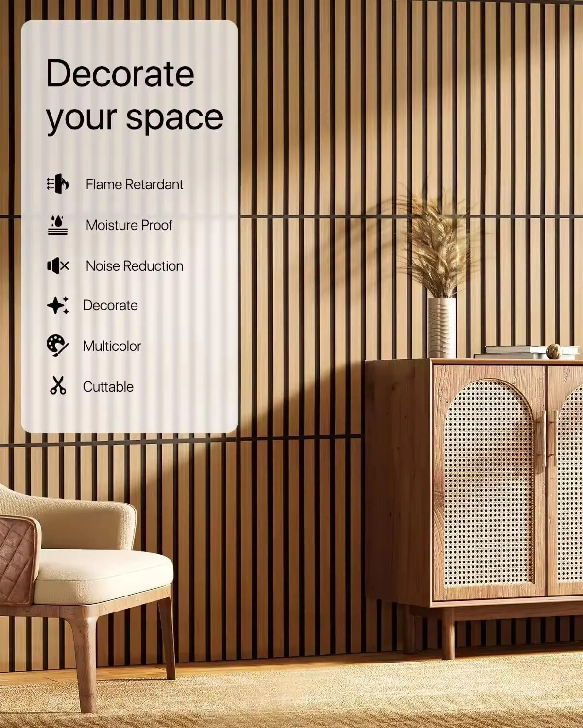 oak vision board slat decor ripado rooms sound absorbing wood acoustic panels wall panel