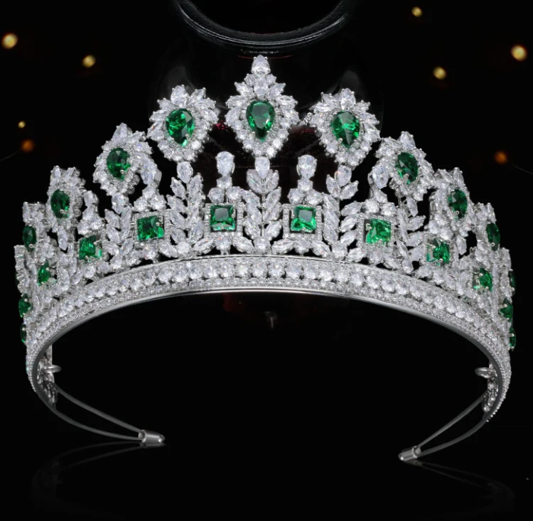 High Quality Zircon Bridal Tiara Wedding Crown