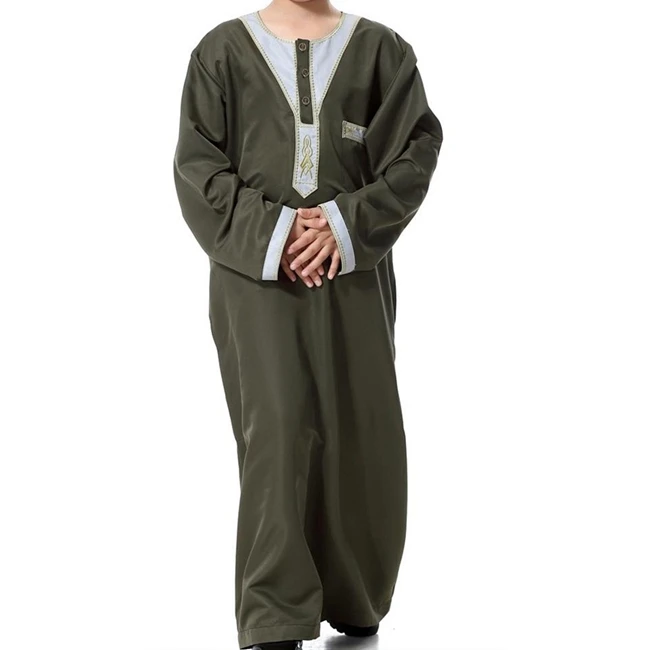 
Islamic Boys Muslim Clothing Ramadan Prayer Children Robes Islamic Arab Middle East Clothing 