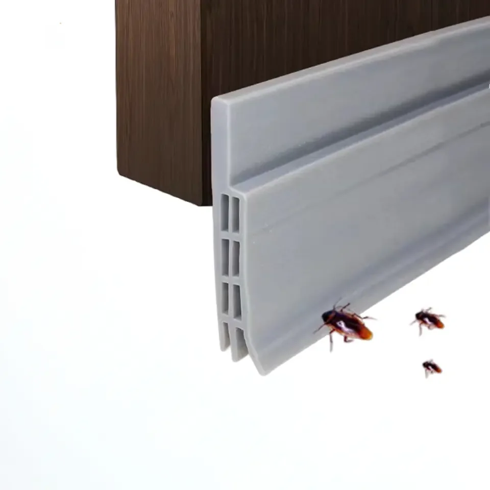 Hot Selling Door Draft Stopper Bottom Rubber Sealing Strip Silicone For Reduce Noise and Prevent Insects