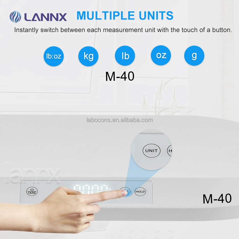 LANNX M-40 New baby weight scale with tape measure for children fast delivery in hospital Weight Toddler Grow weight scale