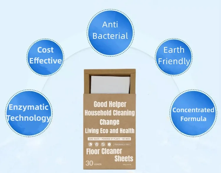OEM Household Hygiene Floor Cleaner Mopping Floor Wiping Tile wood Floor Cleaning Sheet