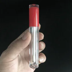 Hot seller 5 ml lip gloss tube container with wand purple lip gloss package