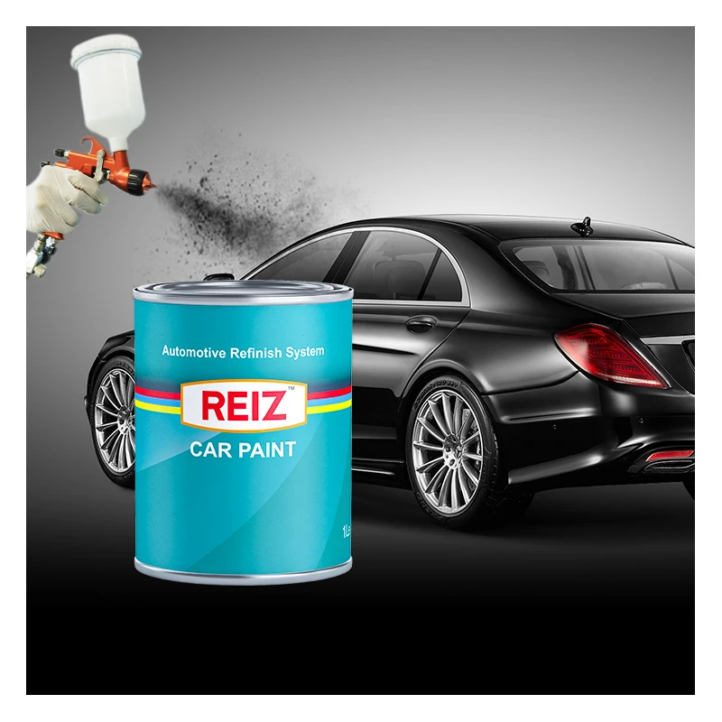 Автомобильная краска REIZ 2K однотонная пигментная база автомобильное восстанавливающее покрытие металлическая международная автомобильная