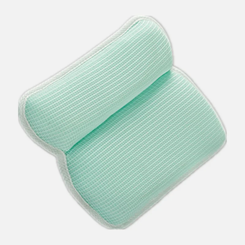 
wholesale Luxury comfortable breathable 3D air mesh bathtub pillow home spa bath pillow 