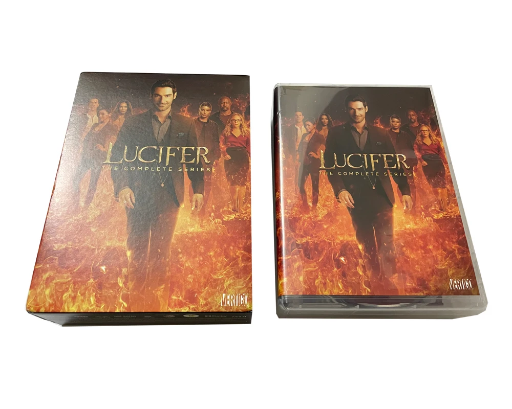 Lucifer Season 1-6 The Compete Series 20 Discs Factory Wholesale DVD Movies TV Series Cartoon Region 1/Region 2 DVD Free Ship