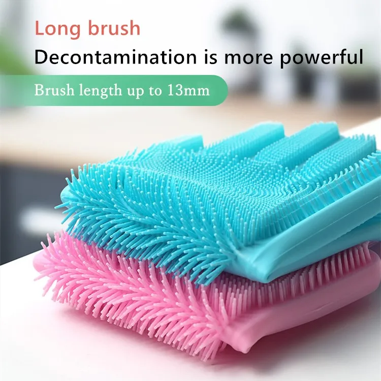 Magic silicone gloves for dishwash, kitchen cleaning, anti-scalding,  non-sticky, oil-proof and water-proof gloves