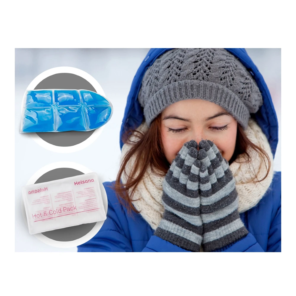 Custom Hot Pack Reusable Heart Shaped Eco Friendly Head Cute Ice Pack for Kids