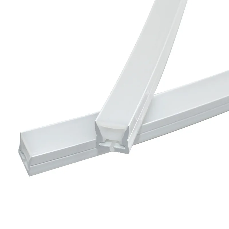 white black double row 15mm pcb replace aluminum 3020 neon cover diffuser channel pure silicone profile for led lighting strips