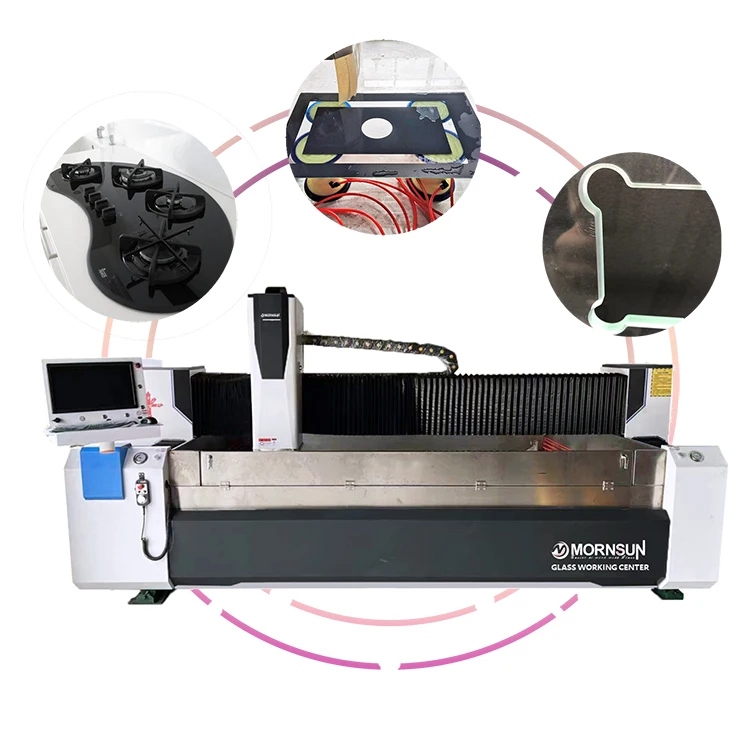 CNC Automatic 2000*3000mm Customizable Glass Milling Drilling Polishing Glass working Center Machine For Sale