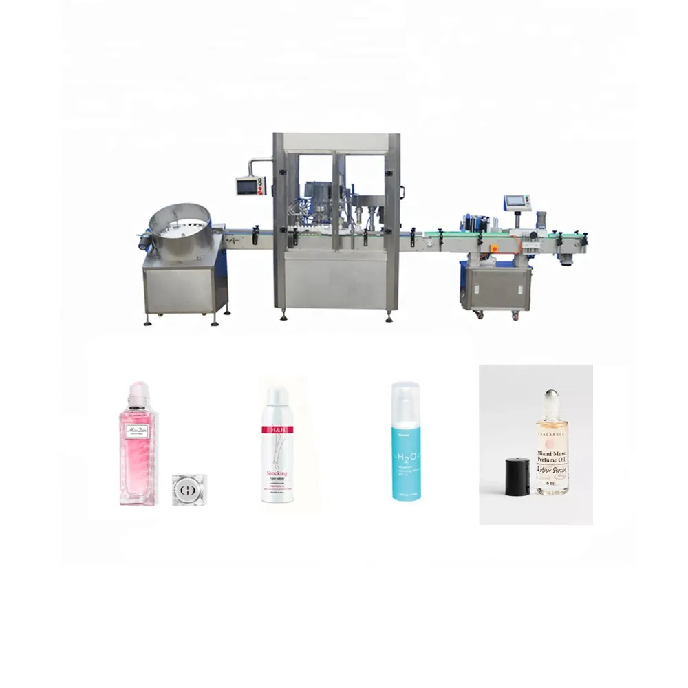 JB-Y2 CE approved Automatic roll-on perfume vial filler e-liquid bottle  filling machine