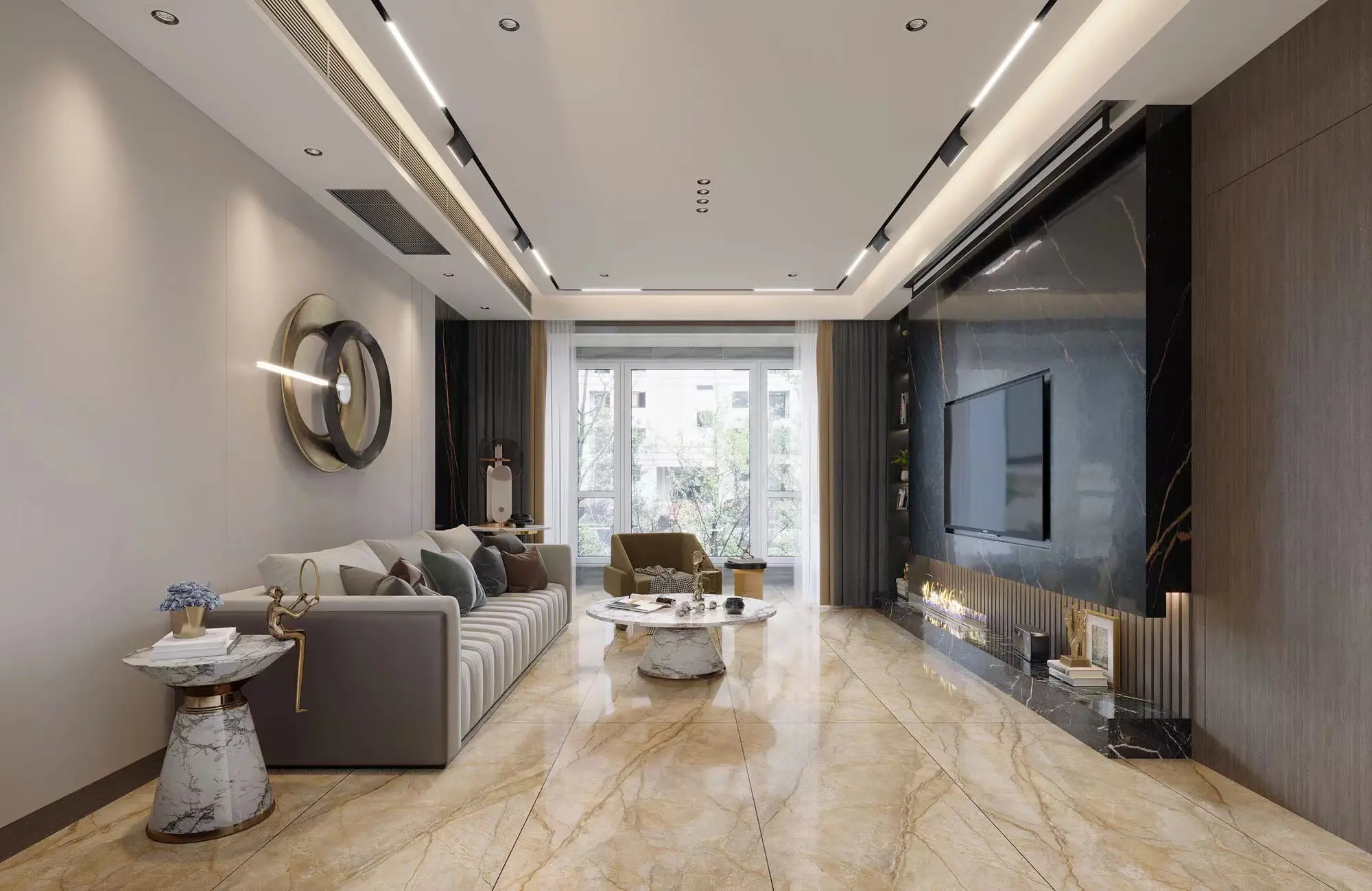 Luxury House 750*1500mm Glazed High Glossy Marble Interior Wall Tile Bathroom Kichen Decorative Porcelain Floor Tiles
