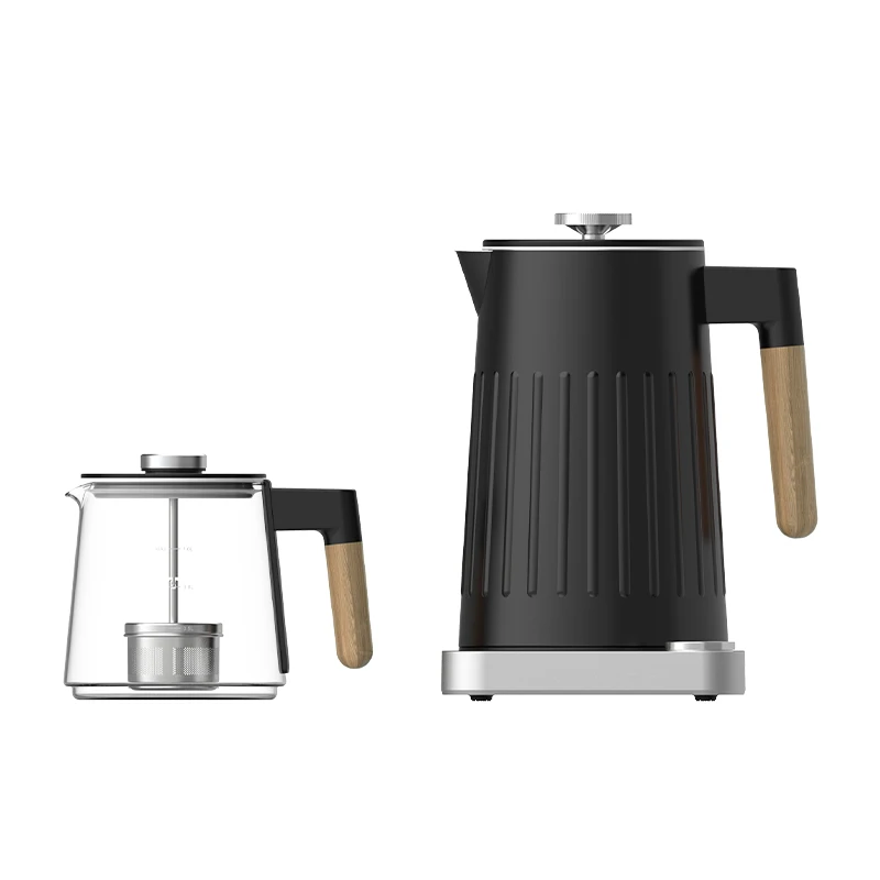 Hotsy Small Portable Stainless Steel Kettles And Teapot Double Samovar Turkish Tea Pot Electric Water Kettle With Temp Control