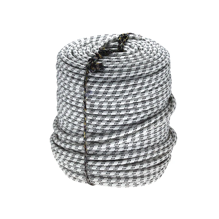 Factory Custom wholesale High strength polyester braided wall cleaning rope 16mm 18mm rock climbing rope
