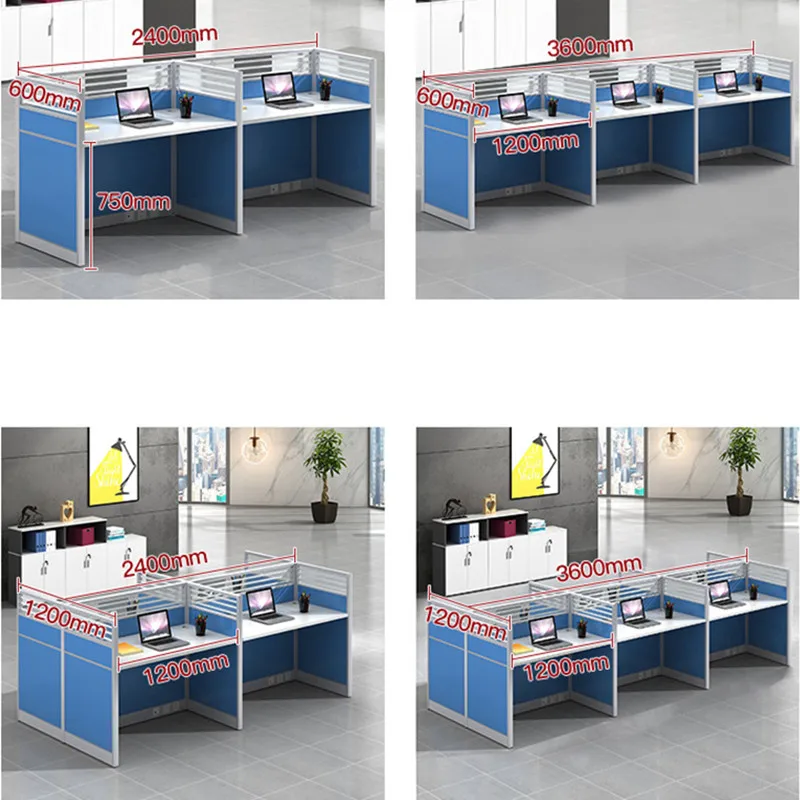 Modern Design One Person Office Computer Workstation Desk for Office Furniture