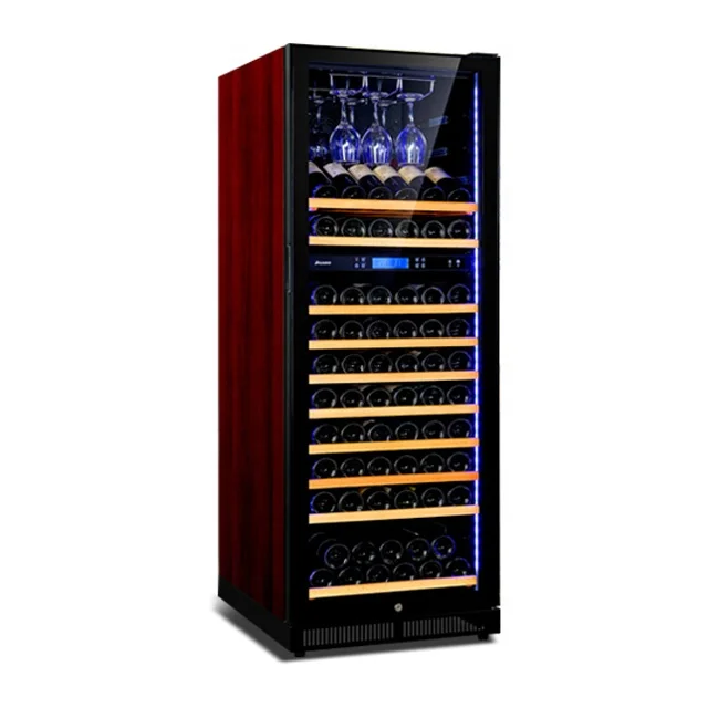 120 BottleSingle/двойной температурной зоны компрессор сенсорный холодильник охладитель вина