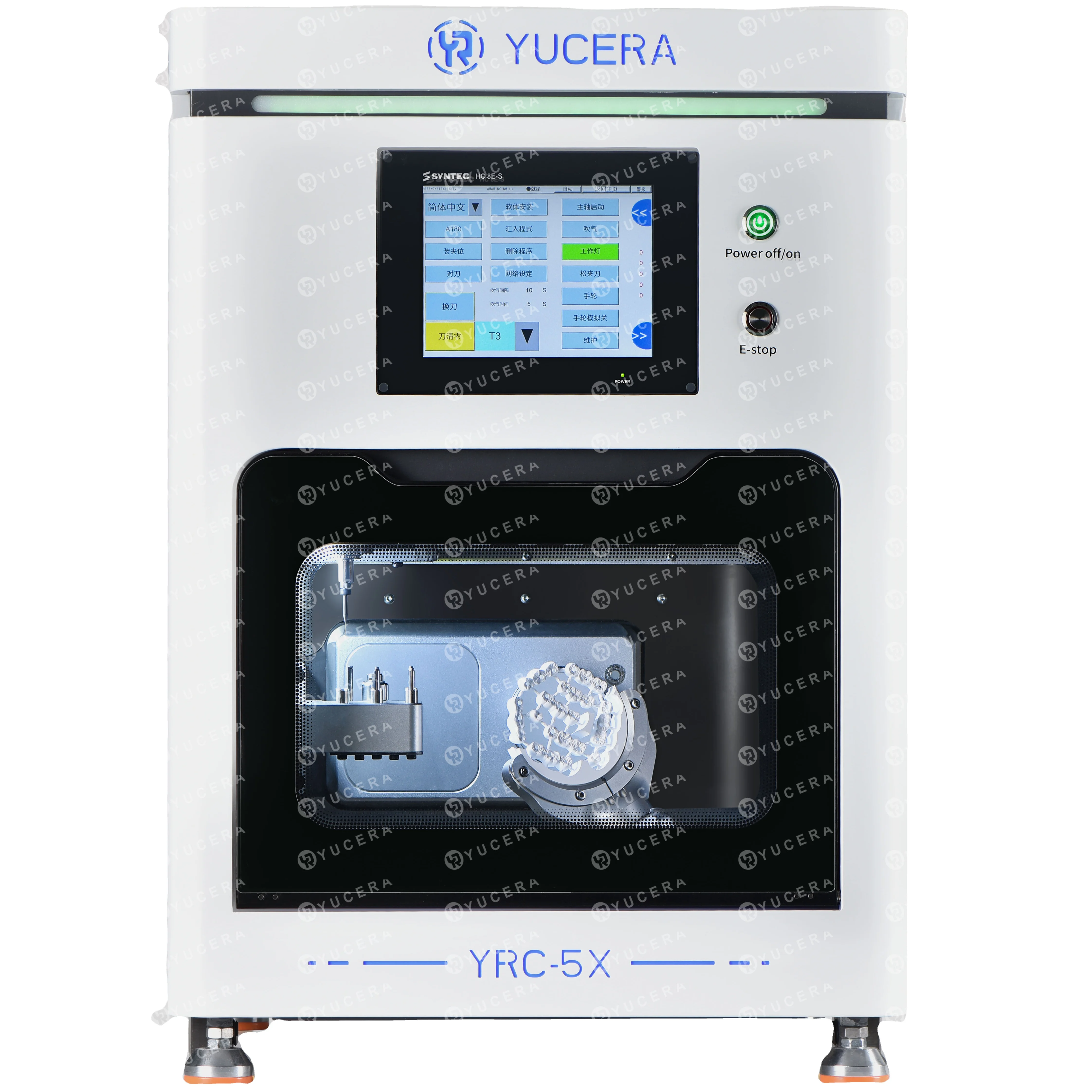 YUCERA-6X cad cam стоматологический фрезерный станок 5-осевой мокрый для стоматологических лабораторных продуктов