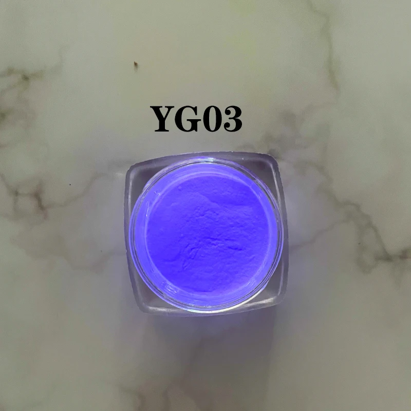 Long-lasting high luminous powder glow in the dark pigment for nail polish epoxy resin diy craft