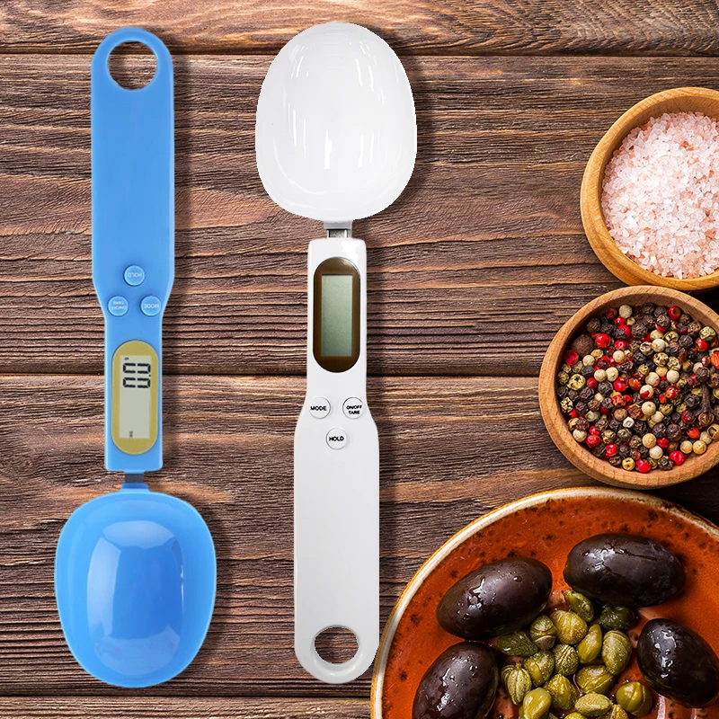
Pet Electronic Measuring Spoon Weighing Cat Food Rabbit Hamster Food Electronic Scale 