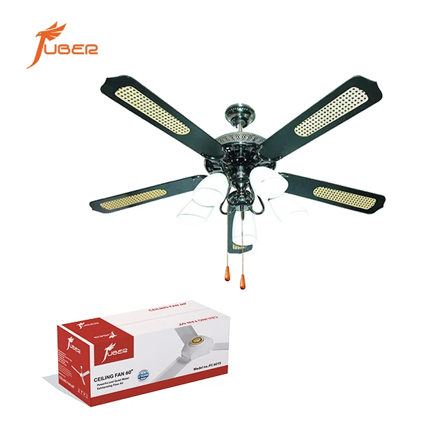 Antique led ceiling fan remote control chandelier ceiling fan