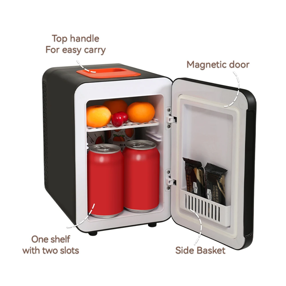 4 Liter Compact Portable Fridge refrigerator car Small Ac Dc 12v For Makeup Beverages