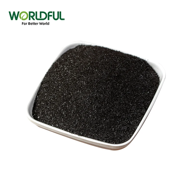 Natural Mineral Fertilizer, Organic Potassium Humate Super/ Shiny Powder, Agricultural Use