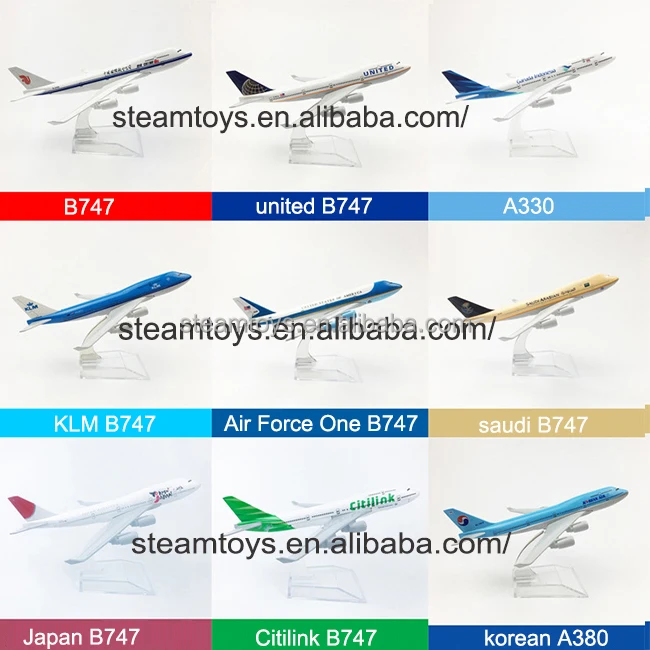OEM 16CM Metal Plane Model Airbus A340 Plane Model Boeing 340 Zinc Alloy Diecast Toys Accept Custom Logo