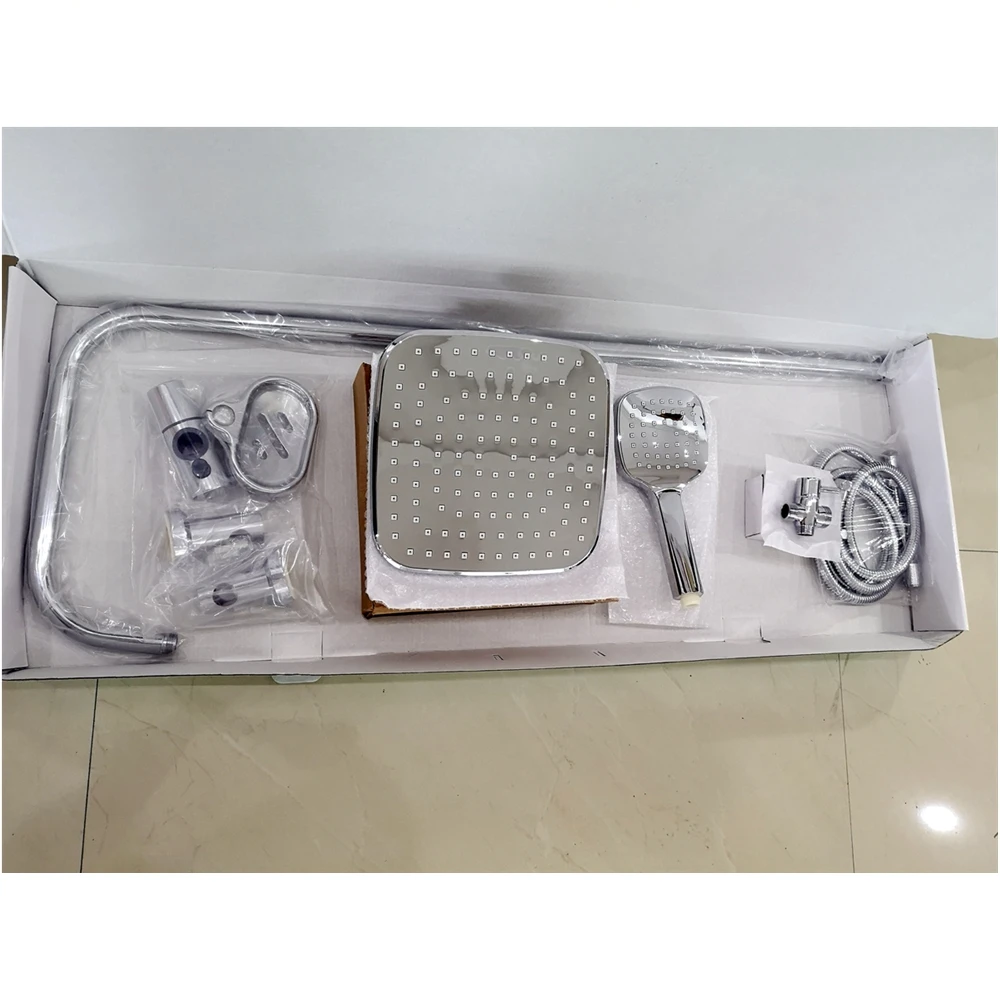 ABS Fresh Plastic Chrome Plated Shower Head Shower Column