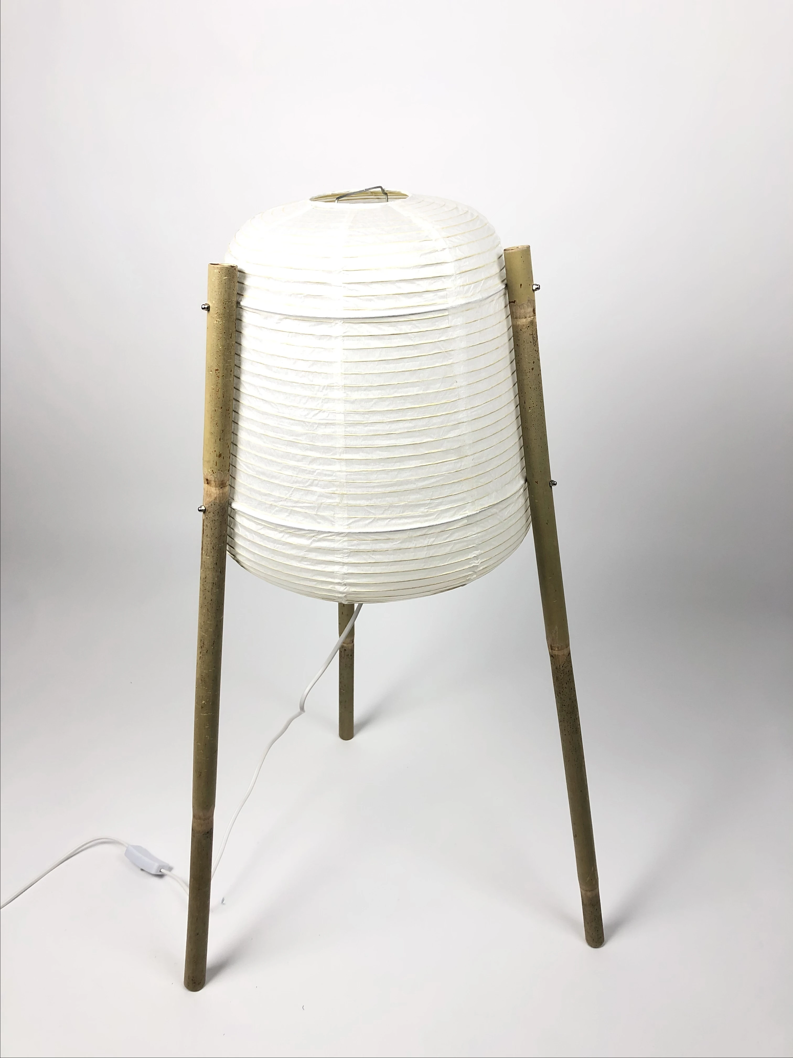 Highly Welcomed with diy Design Latest Design Round Ball Wood Feetpaper lampshade for floor lamps