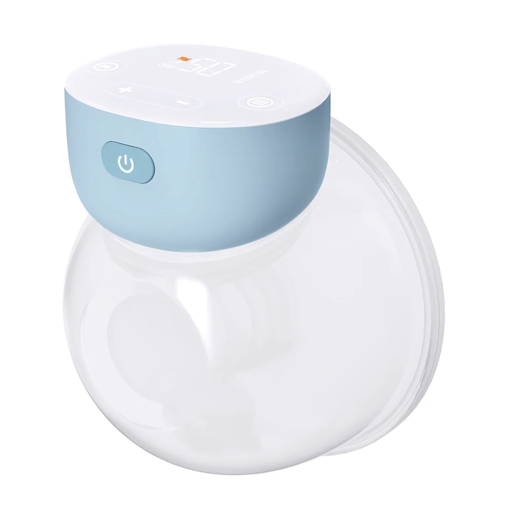 Compact and Intuitive Single Electric Breast Pump 2 Modes 9 Suction Levels Hands-Free PP Material LED Display for Baby Usage