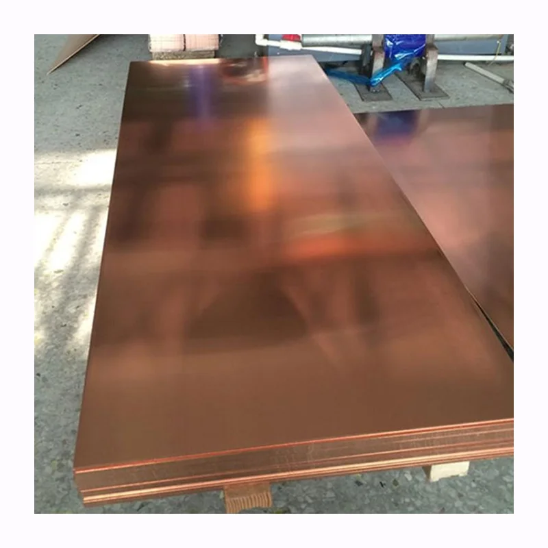 Factory cheap copper plate oxygen-free pure copper customized red copper sheet