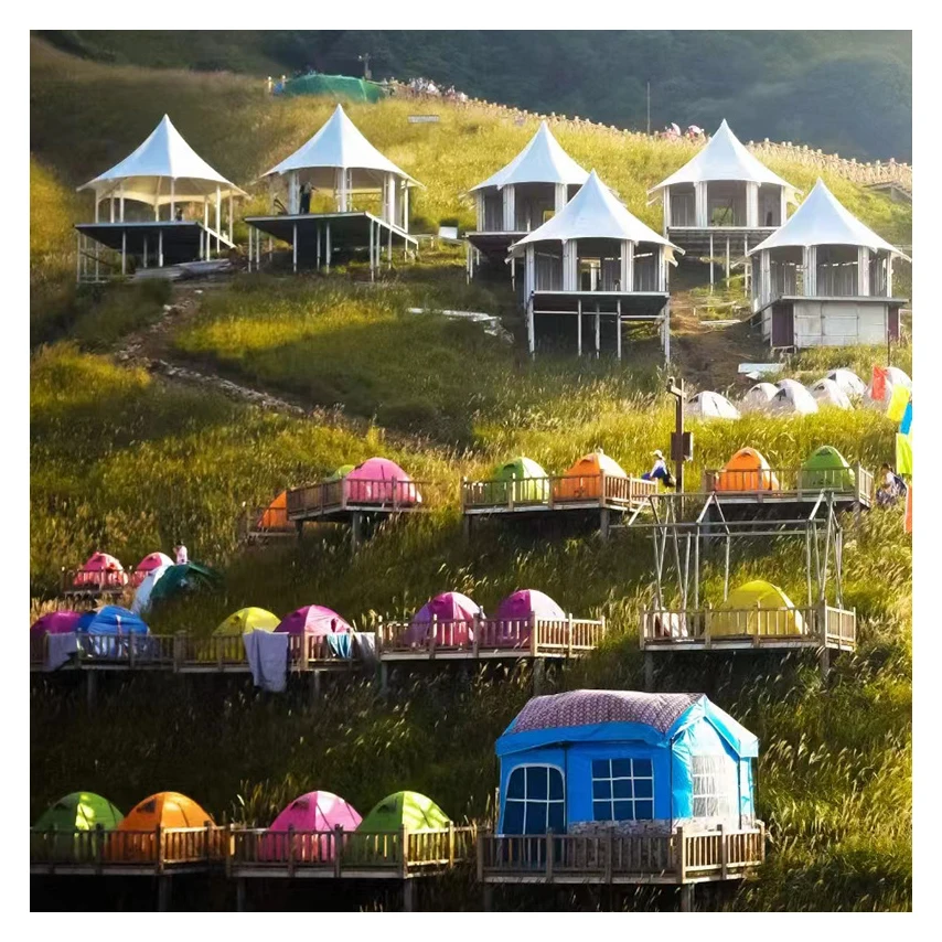 Glamping luxury tents safari camping outdoor villa house tent