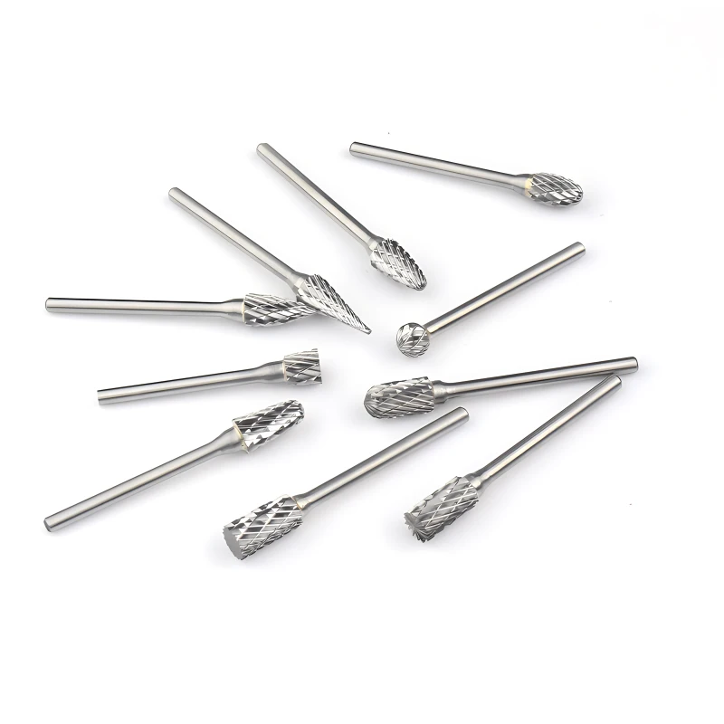 wanya tools manufacturer direct sales hardware tools grinding drill bit set carbide tungsten steel burrs set