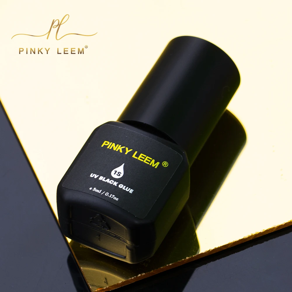 pinky leem uv eyelash glue lash glue waterproof black colour msds eyelash adhesive suppliers