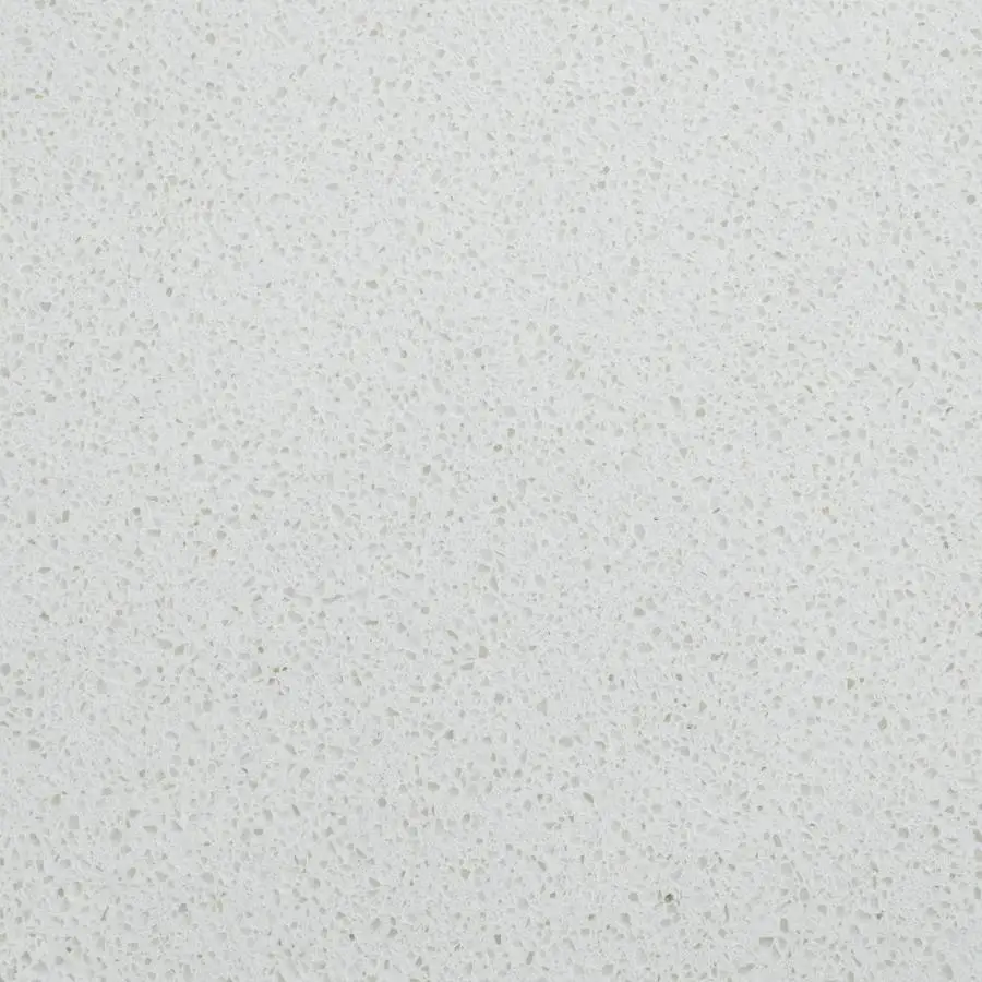 White quartz stone crystal countertop