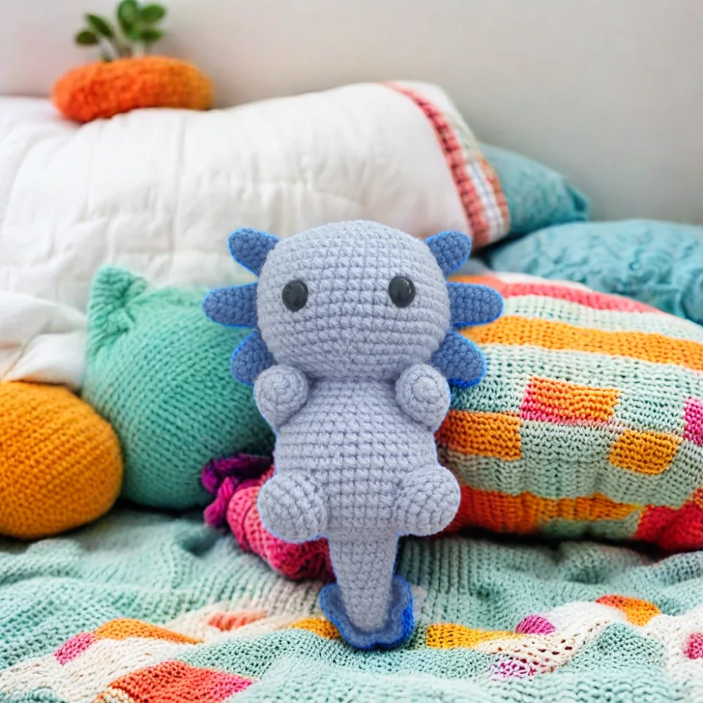 100% Cotton Handmade Amigurumi Pattern Stuffed Animal Toy Soft Knitting Unisex Baby Gift with PP Cotton Filling