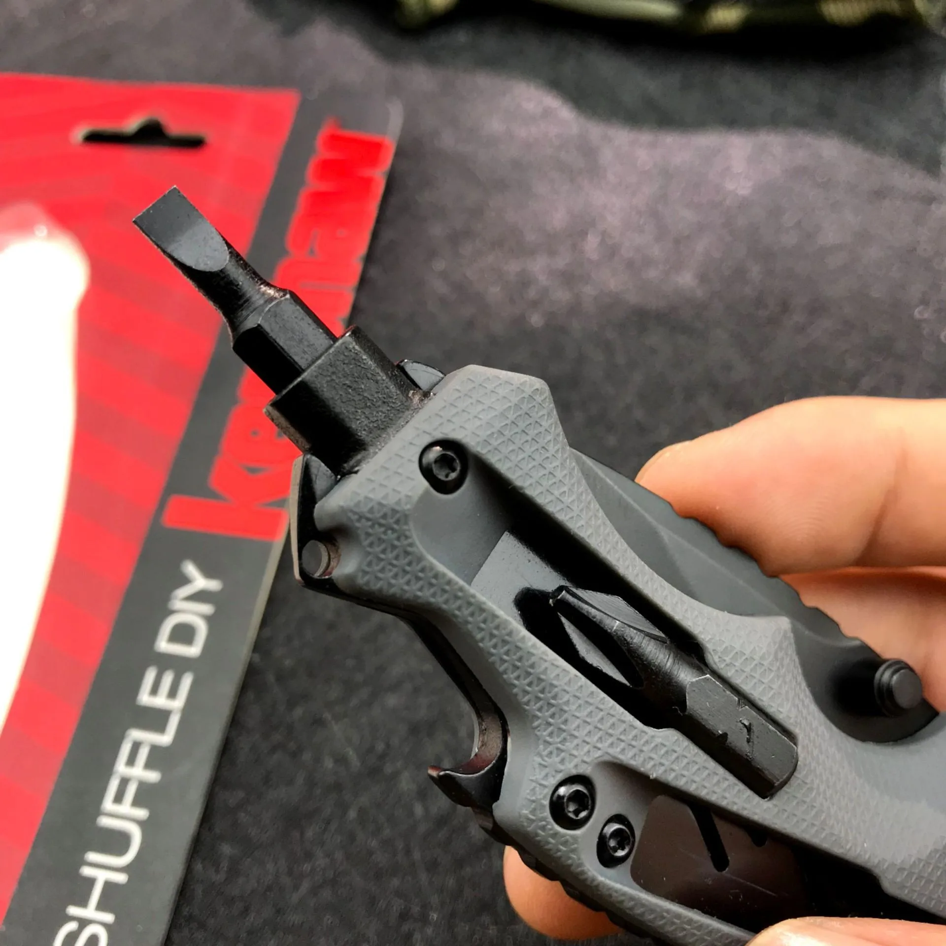 Kershaw 8720 Outdoor camping survival multipurpose bike folding knife with screw bottle opener