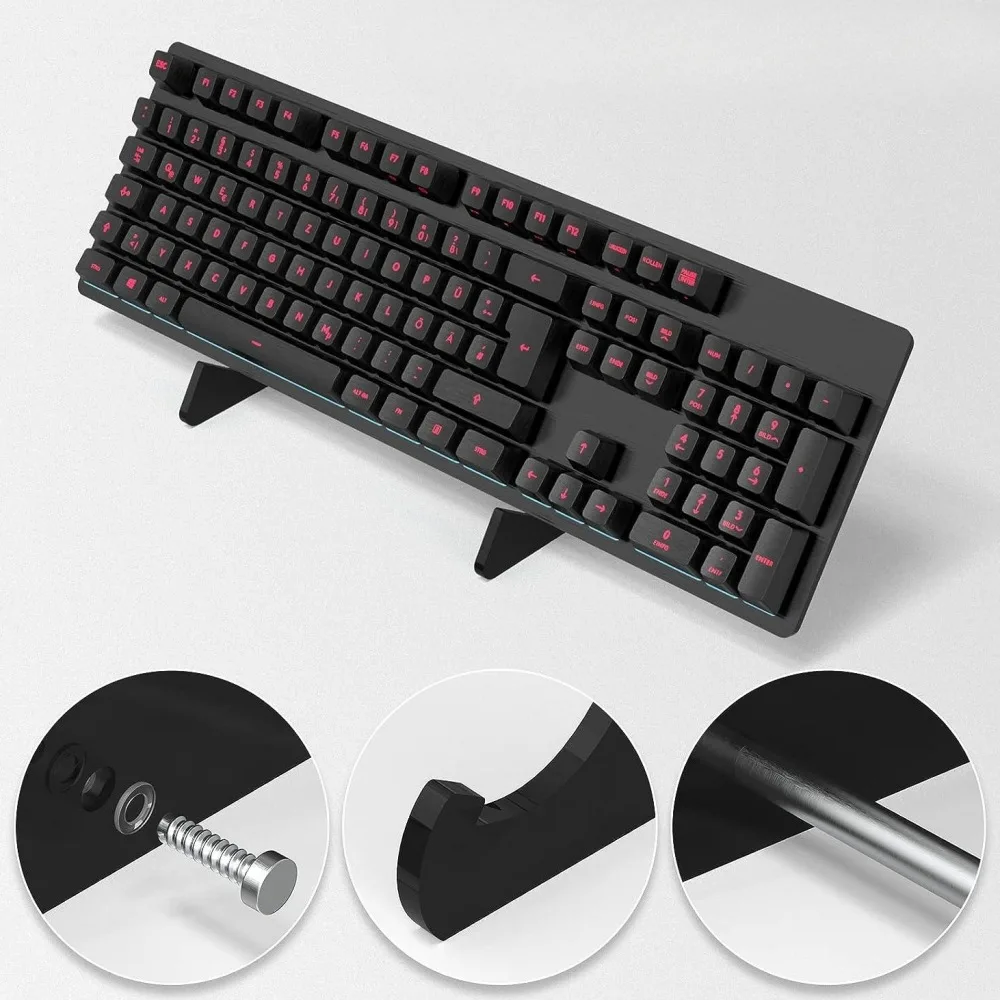 Wholesale Computer Keyboard Stand Tilt Pc Keyboard Stand Riser Acrylic Keyboard Tray Holder