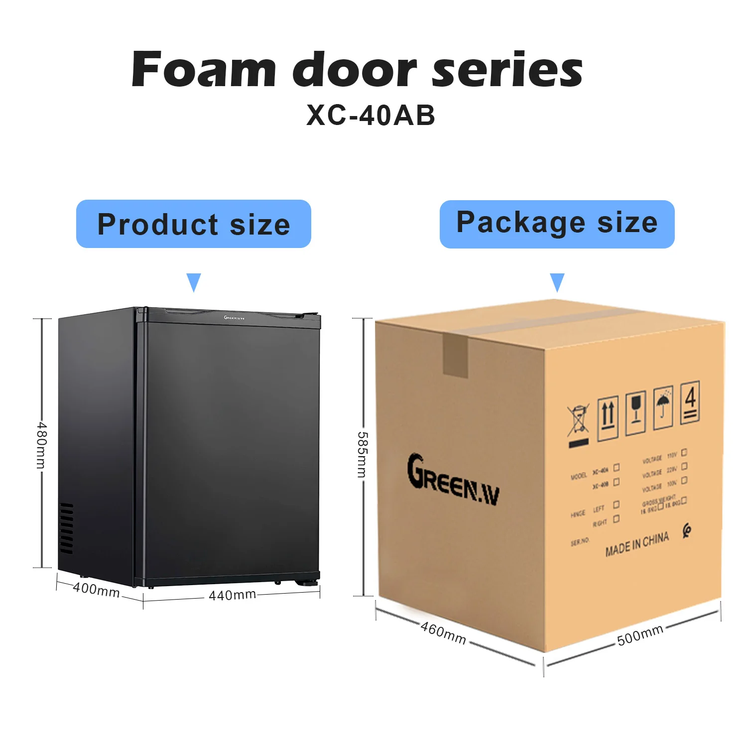220v/110v ac dc mini fridge 40l,hotel and home appliances